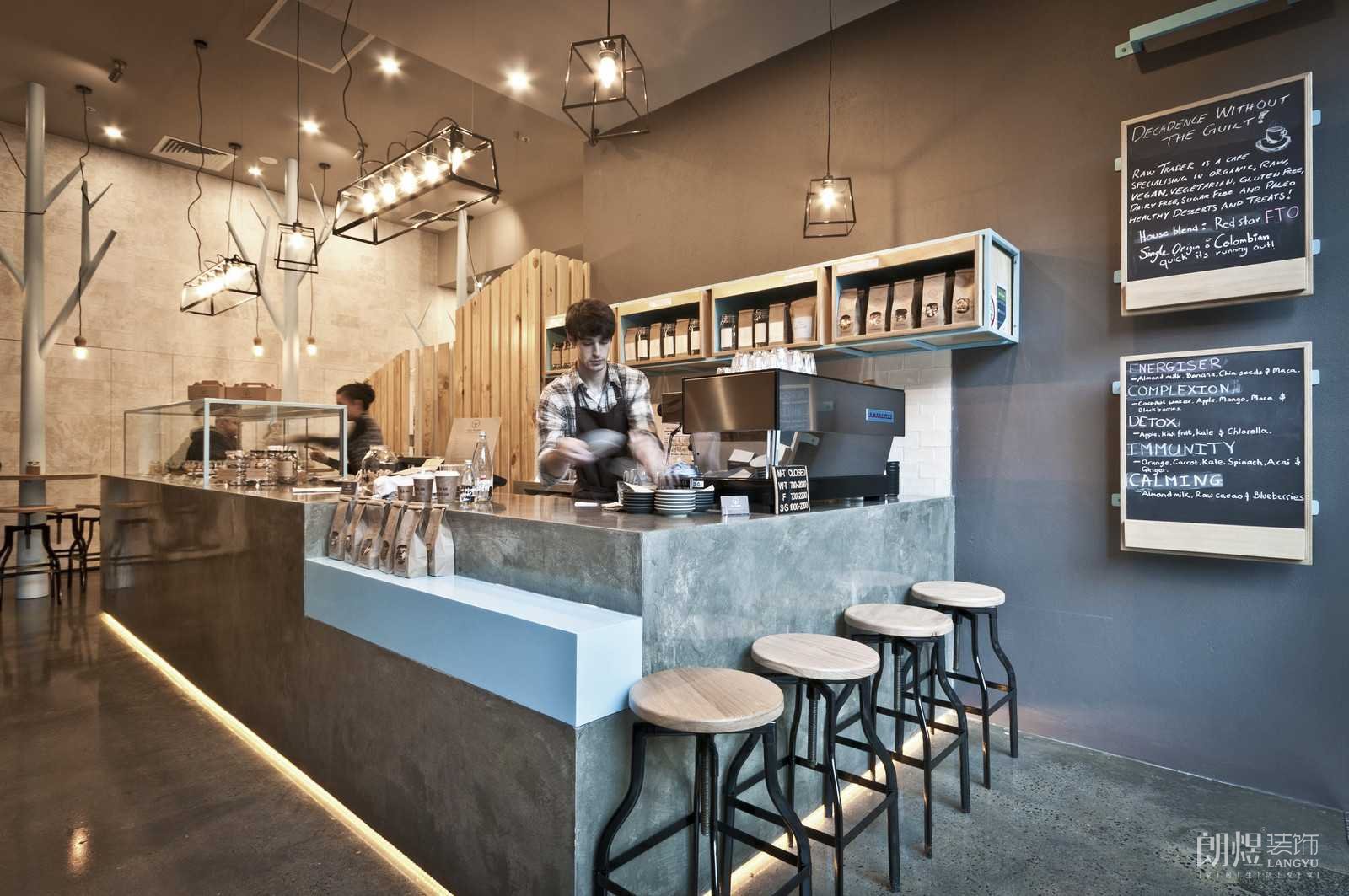 工業(yè)風(fēng)奶茶店收銀臺