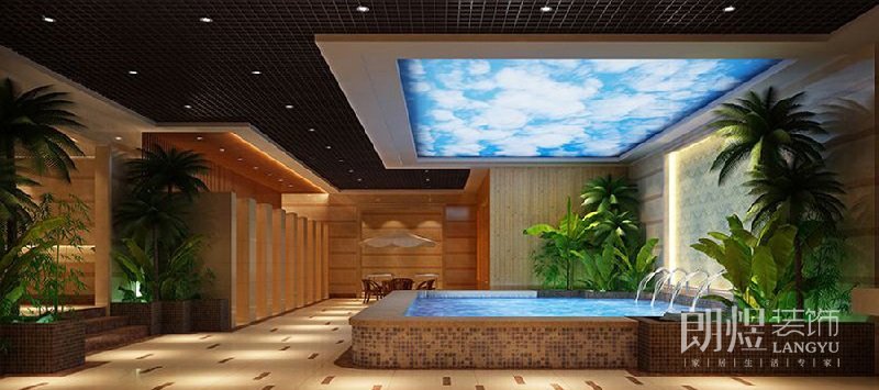 洗浴會所裝修設(shè)計效果圖
