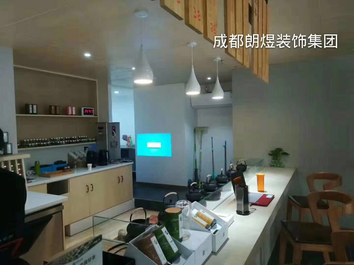 昌寧號(hào)茶鋪收銀臺(tái)裝修圖