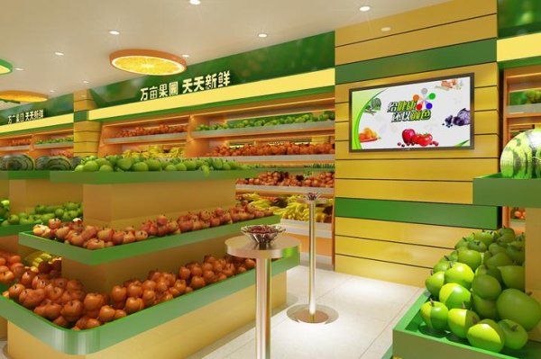 水果店鋪這樣裝修，銷售量暴增！